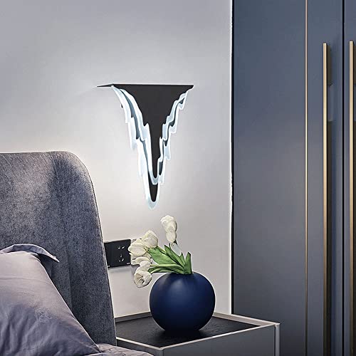 Lámpara de pared moderna de diseño creativo en cascada para tocador 7