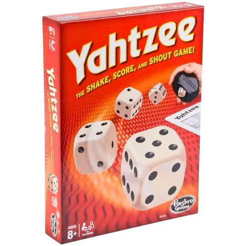 Hasbro UB-YAHTZ Yahtzee Classic Game, Dice Games Clear Printing thumb #1