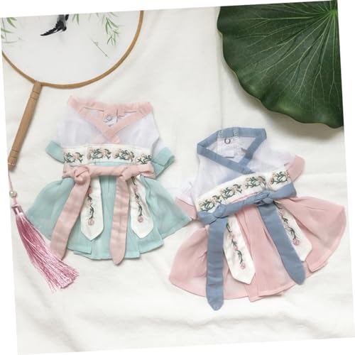 Vestido tradicional chino para perro talla M miniatura 3