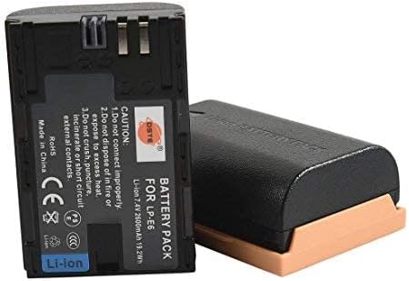 DSTE Pro BG-E14 Vertical Battery Grip + 2X LP-E6 LP-E6N Compatible with Canon EOS 70D 80D 90D SLR Digital Camera