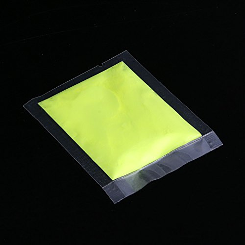 Kamonda Fluorescent Super Bright Glow-in-The-Dark Powder Glow Pigment Powder Glow Pigment Yellow
