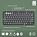 Logitech Pebble Keys 2 K380s, Multi-Device Bluetooth Wireless Keyboard with Customizable Shortcuts, Slim and Portable, Easy-Switch for Windows, macOS, iPadOS, Android, Chrome OS - Tonal Graphite
