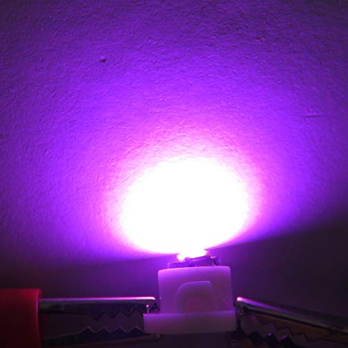 Image of WLJH Pink T4.2 Neo Wedge LED Bulbs with 10mm Base for Climate Control | 3030 SMD, T1.25 and T1-1 /4, Dash Cluster and Clock Lights, Switch Indicator and HVAC Light, Dimmable, 10-Pack