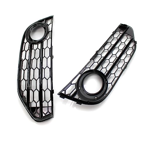 Grille d'aération du flux d'air pour calandre avant A4 B8 B8.5 2009-2015 antibrouillard nid d'abeille