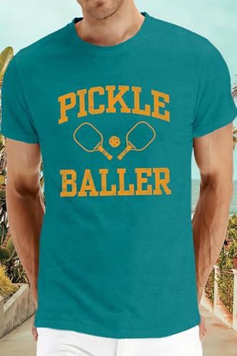 Image of Mens P-Ball Shirt Pickleball Player Themed Tee Tops