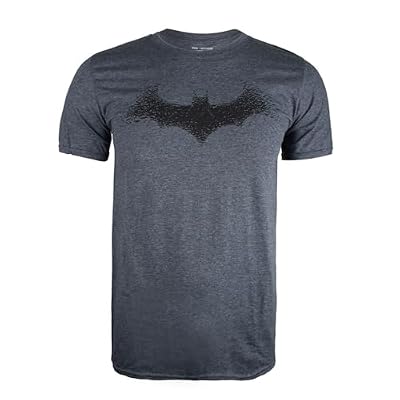 DC Comics Hombre Batman - Bat Logo Camiseta Not Applicable, Gris (Dark Heather Dkh), Medium | Ya disponible en tu tienda friki favorita! En mundofriki.es! DC Comics Hombre Batman - Bat Logo Camiseta Not Applicable, Gris (Dark Heather Dkh), Medium | Ya disponible en tu tienda friki favorita! En mundofriki.es!