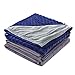 KEEPTOP Kids Weighted Blanket with Removable Cover (5 lbs, 36" x 48") - Cooling Heavy Blanket for Children 50-100 lbs - Upgrade Version 300TC Cotton, Double Sewing Edge - Helps to Quality Sleep