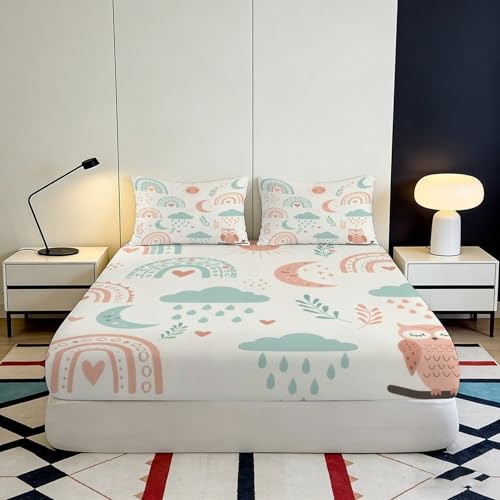 Drap housse 3D nuage pour créer un cocon doux dans la chambre - 4