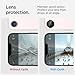 Spigen Camera Lens Screen Protector [GlasTR Optik Pro] designed for iPhone 17e, iPhone 16e - Black [2 Pack]