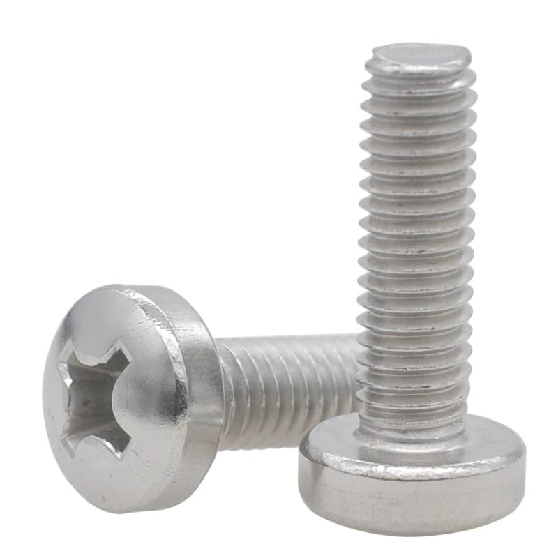 Tornillo de cabeza cilíndrica Phillips de acero inoxidable ss304 tipo h m2 m3 m4 m5 m6 (500,M4 x 16 mm)