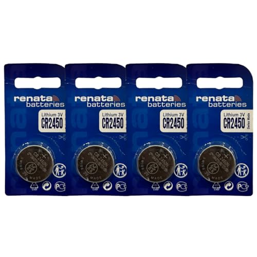 Image of DEVICE OF URBAN INFOTECH Renata CR2450 Batteries - 3V Lithium Coin Cell Swiss Made CR 2450 Battery (CR2450, Pack of 4)