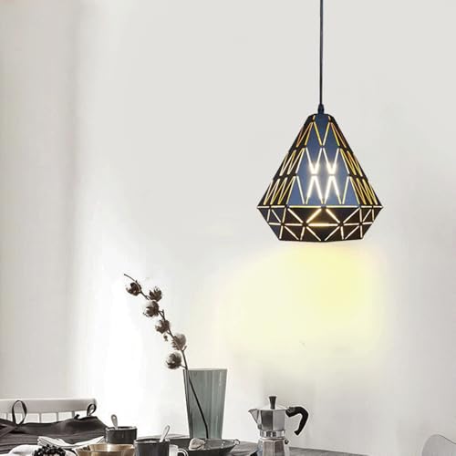 Lampe suspendue nordique diamant E27 pour optimiser l'éclairage tamisé - 7