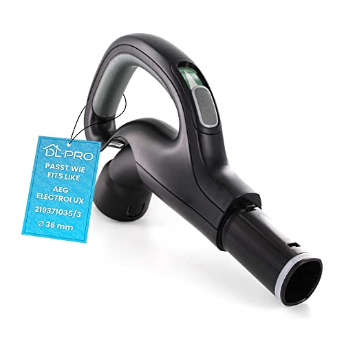 DL-pro Poignée pour aspirateur AEG et Electrolux 219371035/3 et 2193710353, raccord de tuyau ovale : 36 mm