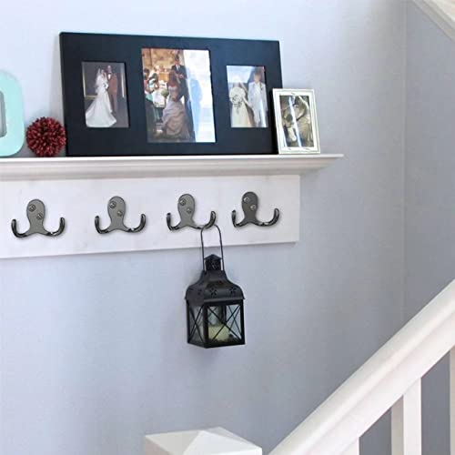 Zaybod 12 Pcs Double Coat Hooks Hardware thumb #6