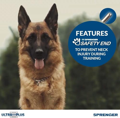 Image of Herm Sprenger Pet Supply Imports Chrome Plated Training Collar with Quick Release Snap for Dogs, Large, 3.2mm, 23-Inch