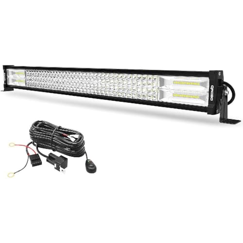 Image of OEDRO 32 Inch LED Light Bar 768W Straight Spot Flood Combo Quad-Row