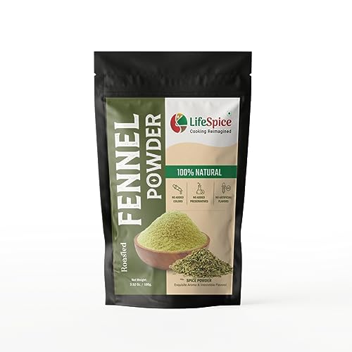Lifespice Fennel powder (Roasted) - 100g pouch | Saunf powder with Natural Phytochemicals | In a Easy use Zip-lock pouch (B0C81K15MK) Amazon Price History, Amazon Price Tracker