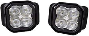 Diode Dynamics SS3 LED Fog Light Kit compatible with Ford Super Duty 2017-2022, White SAE Fog Max