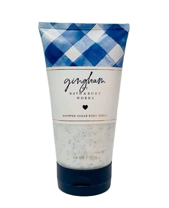 Bath and Body Works Signature Collection GINGHAM Whipped Sugar Body Scrub 6.2 oz / 175 g