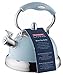 Typhoon Living Stovetop Whistling Kettle with Folding Handle, 2.5 Litre, Blue