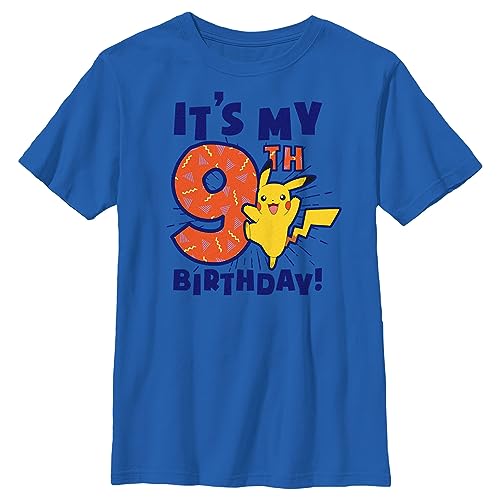 Boy's Pokemon It’s My 9th Birthday Pikachu T-Shirt