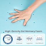 FRIDEKO King Size Mattress Topper, Memory Foam Mattress Topper with Bamboo Fibre Cover Washable & Removable, King Size Bed Topper Thick for Back Pain (150x200x7cm) - Image 6