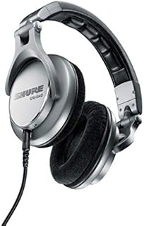 Shure SRH940 Professional Reference Headphones - Designed for Critical Listening, Studio Monitoring & Mastering, Ideal for Pro Audio Engineers and In-Studio Talent, Includes Straight and Coiled Cables