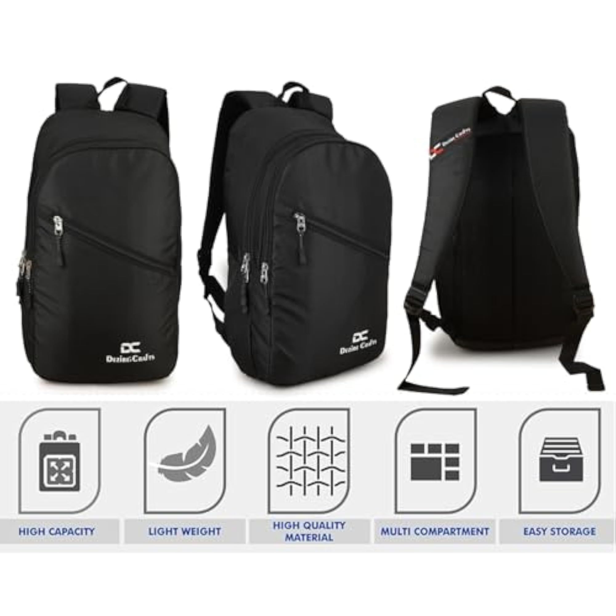 DC Light Weight Small Trekking College Multipurpose Travel Bags