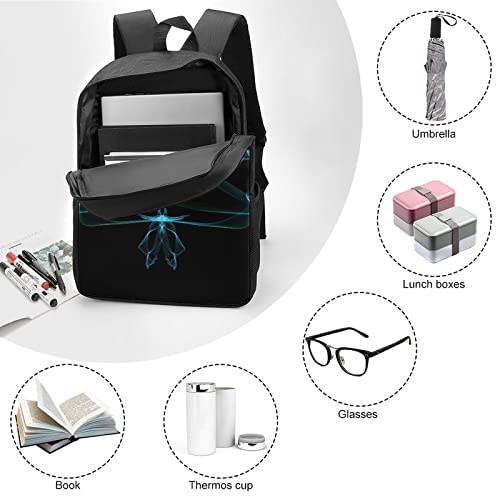 Sac à dos imprimé en 3D de 17 pouces pour l'école et le voyage - 6