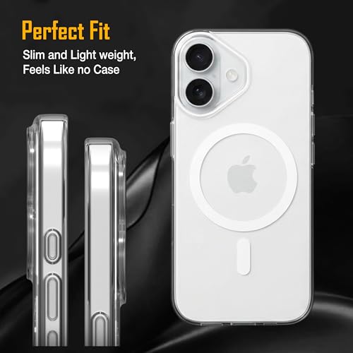 Image of Zapcase Back Case for iPhone 17 | Slim Lifetime Anti-Yellow Crystal-Clear Cover with Elevated Camera Protection & MagSafe Compatibility | Premium German Polycarbonate | Shockproof | Clear