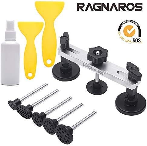 Dent Removal Kit, Car Dent Suction Puller, Aluminum Alloy High Quality Easy Bump Dent Remover, Bonus 2 Shovels & 1 Alcohol Bottle