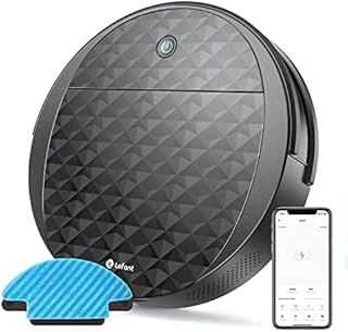 Lefant M213S Robot Vacuum Cleaner With Mop, 3200Pa Strong Suction, 7.8cm Thin 28cm DIA 150 Minutes of Constant Vacuuming, Robotic Vacuum Alexa Voice Control Ideal for Pet Hair Hard Floor and Carpet