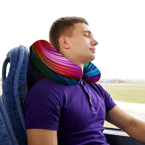 Almohada de viaje espuma viscoelástica 30 cm miniatura 7
