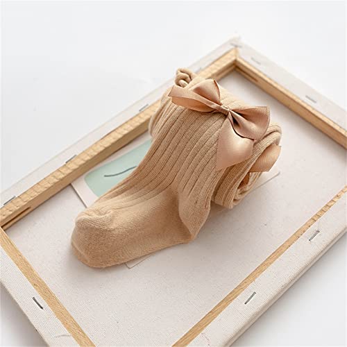 Baby Girls Tights Cable Knit Solid Leggings Winter Warm Stockings for Toddler Girl 𝗦eamless Stockings with Bow4