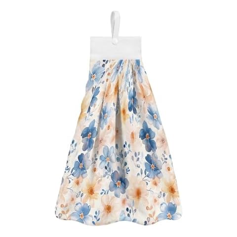 Bivxisrvo Floral Kitchen Towel Sets for Home Absorbent Bathroom Hand Towels Skin Friendly Hand Towels Lightweight Kitchen Hand Towels for Baking Cooking Home Kitchen Decor Cover