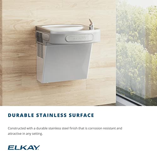 Image of Elkay Wall Mount Hands-Free Activation ADA Cooler Filtered Refrigerated Stainless