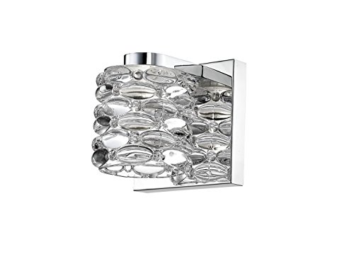 Z-Lite 907-1S-LED 1 Light Wall Sconce, Chrome