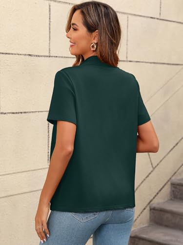 Image of Women's Lightweight Open Front Cardigans Short Sleeve Casual Soft Sheer Cardigan S-2XL with Pockets