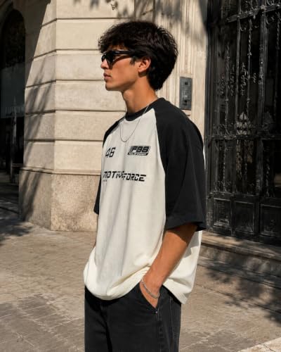 Image of ColorChakra Oversized Tshirt for Mens Down Shoulder Loose fit t-Shirt Men Oversize t-Shirt M to 4XL