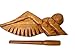 Handmade Wooden Cricket Guiro – Handcrafted Percussion Musical Instrument & Brown Wood Home Decor, 6