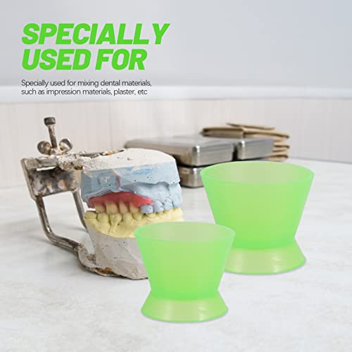 Set de vasos medidores reutilizables de silicona miniatura 2