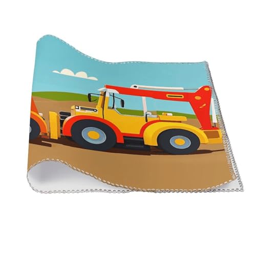 Set de table enfant lavable motif pelleteuse pour protéger la table - 4