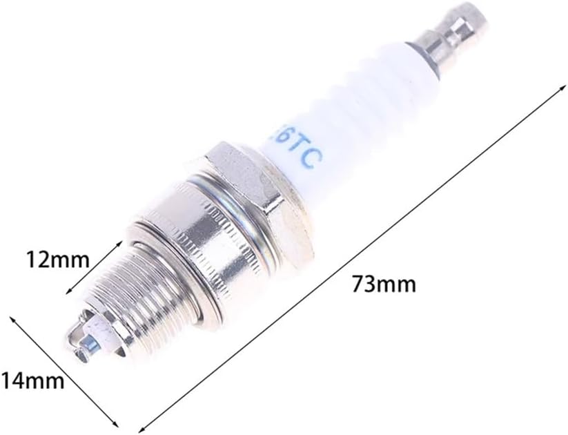 Motorcycle Spark Plug E6TC Fit For Scooter Moped Ignition Part Replacement Accessories(3PCS)