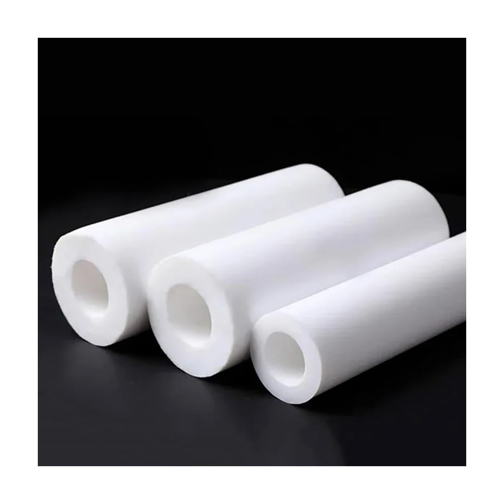 Tubo de PTFE blanco de 500 mm de longitud, diámetro interior 6 20 mm OD 20 25 mm, tubo de polietileno resistente a los productos químicos para uso industrial, 1 unidad (6 mm x 20 mm), duradero y