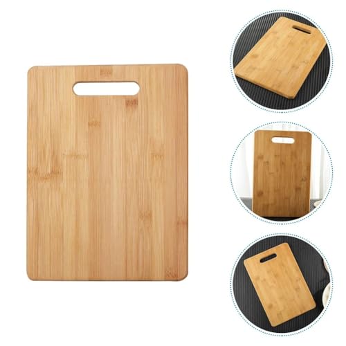 Image of Chopping Board for The Kitchen, Bamboo Chopping Board Set, 4 Different Sizes of Bamboo Wood Chopping Boards for The Kitchen (13X10)