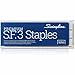 Swingline Staples, S.F. 3, Premium for Desktop Staplers, 1/4