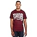 Produktbild Marvel Herren Thor Text T-Shirt, Rot (Garnet Gar), X-Large