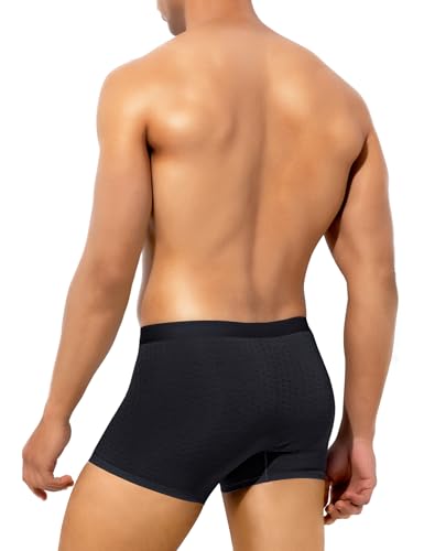 Mens Breathable Boxer Briefs Soft Lightweight Moisture Wicking comfortable Trunks Underwear4
