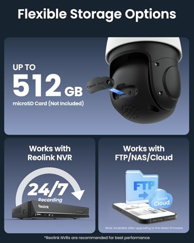 Reolink Smart 4K/8MP UHD PTZ Dome Security Camera with Cutting-Edge 16X 3D Optical Zoom, Spotlights Color Night Vision, Person/Vehicle/Animal Detection, Two-Way Audio, 24/7 Recording, RLC-823S2 - Image 7