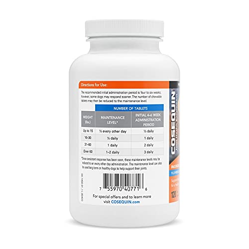 Cosequin DS Maximum Strength Plus MSM & Omega3's Chewable Tablets